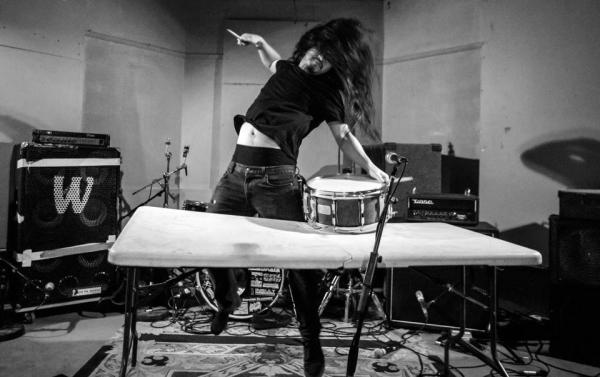Kiyasu playing snare drum