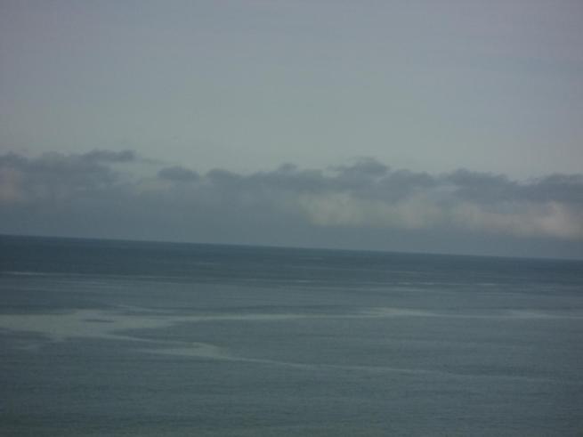 A CLOUD BLOWING IN THE WIND AT CARDIGAN BAY WALES IN 2012