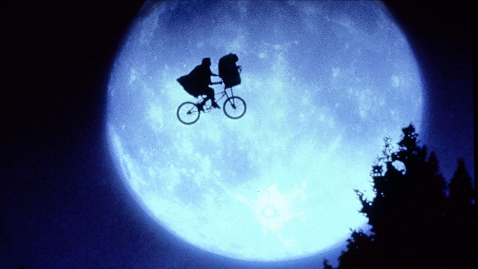 An iconic still from E.T. the Extra-Terrestrial.