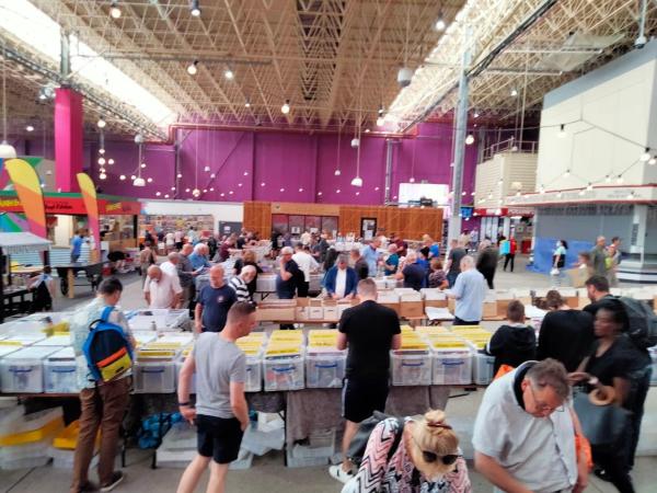 It's time for @leedsrecordfair  this Saturday, 10th August, 80+ tables of quality vinyl records, 10am - 4pm, across two halls of Leeds Market @leedsmarket . Find out more on our home page, link in link.tree in bio #whatsoninleeds #loveleedslovemarkets