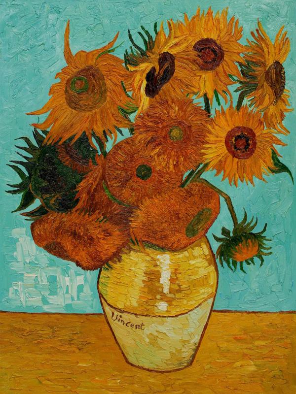 van goghs sunflowers