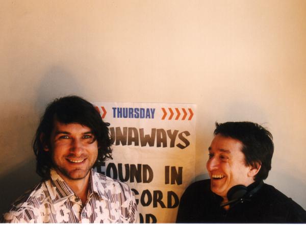 Phot of Bill and Frank laughing.