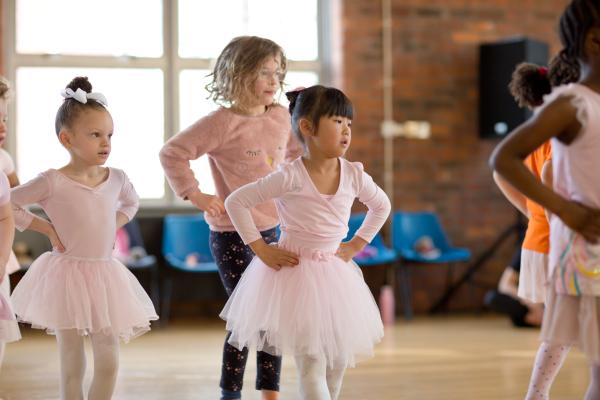 Children ballet dancing