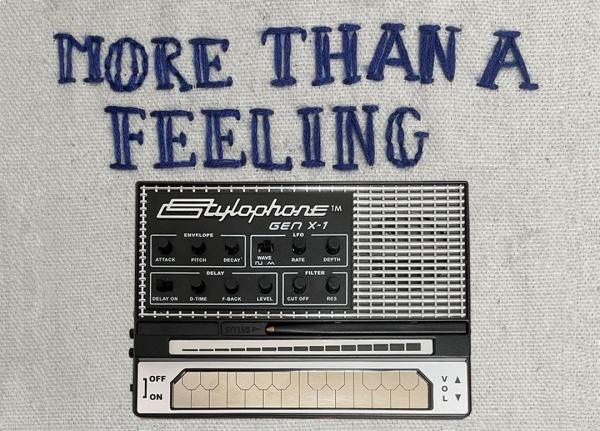 Embroidery and stylophone