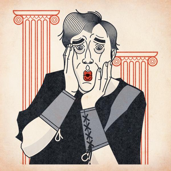 Illustration of Frankie Howerd