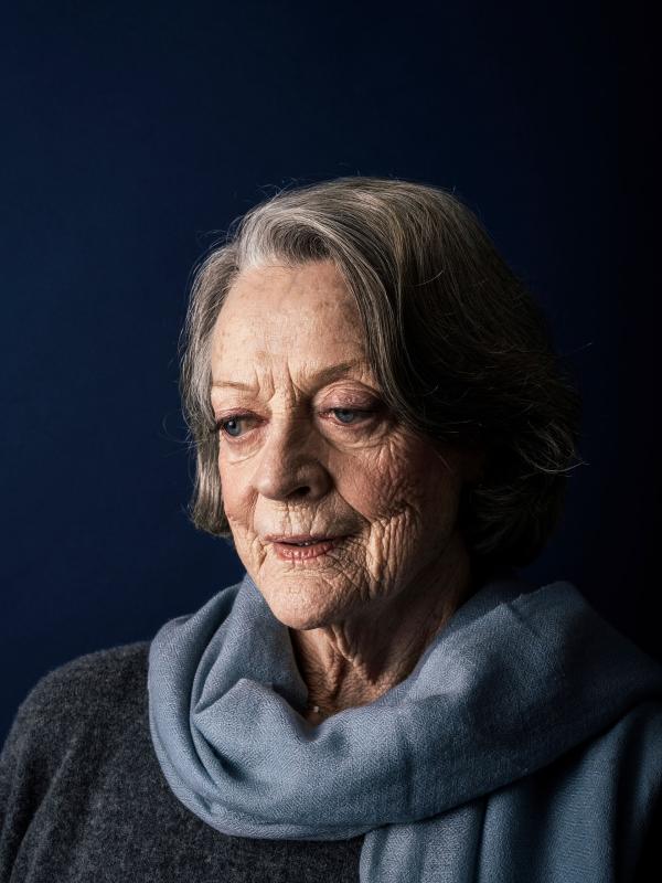 A photograph of Dame Maggie Smith.