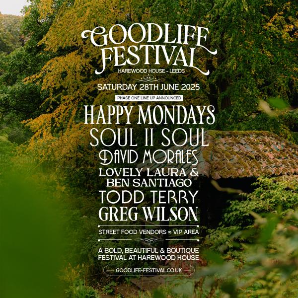 Catch Happy Mondays, Soul II Soul, David Morales, Lovely Laura & Many more at Harewood House!