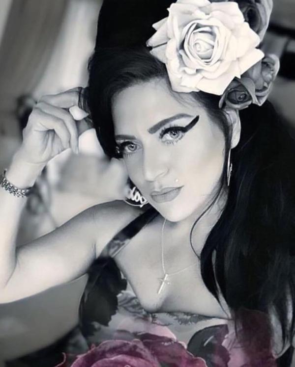 Nicola Marie as Amy Winehouse 