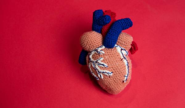 An image of a crocheted heart.