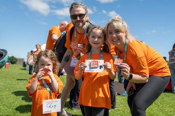 Participants at Walk For A Cure