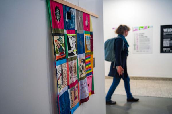 Image of community displayed at Forgotten Battles exhibition