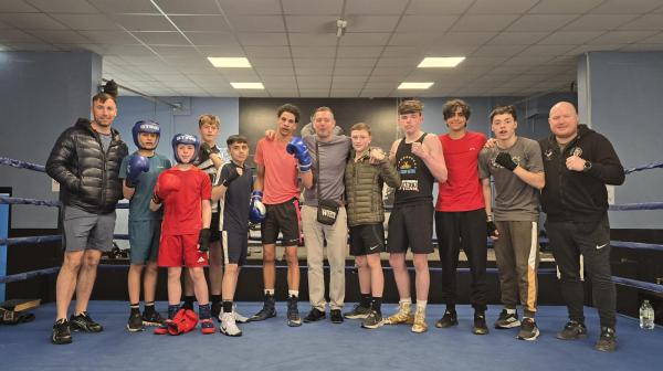 Some of the young amateurs ready to make their debut