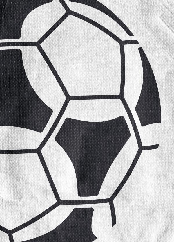 a print of a soccer ball