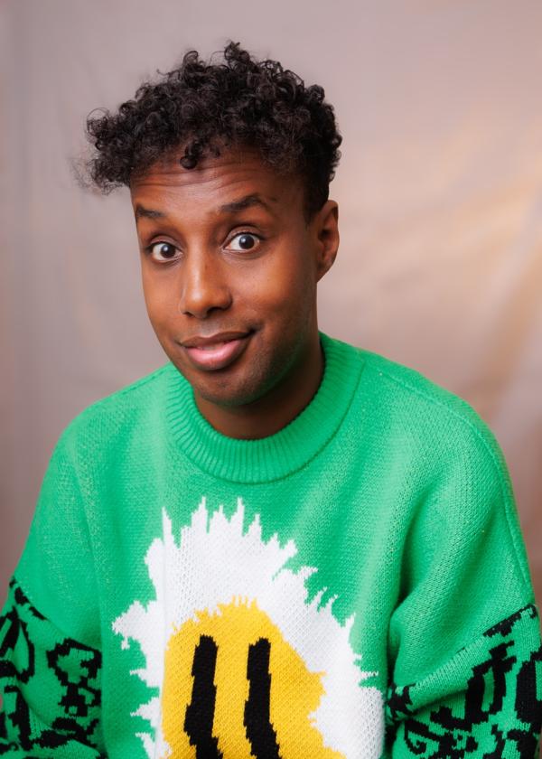 A photographic portrait of author RAMZEE