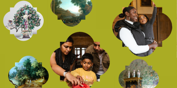 Images of families at Temple Newsam