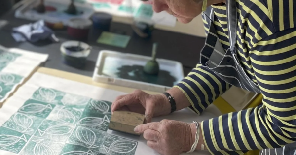 Block printing workshop Leeds