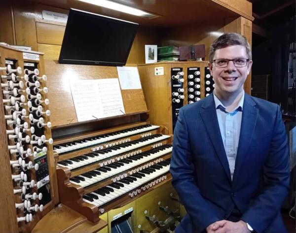 Alexander Woodrow the Director of Music at Leeds Minster
