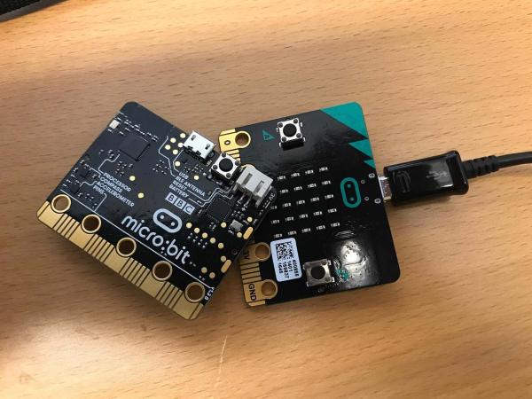 Two BBC Microbits