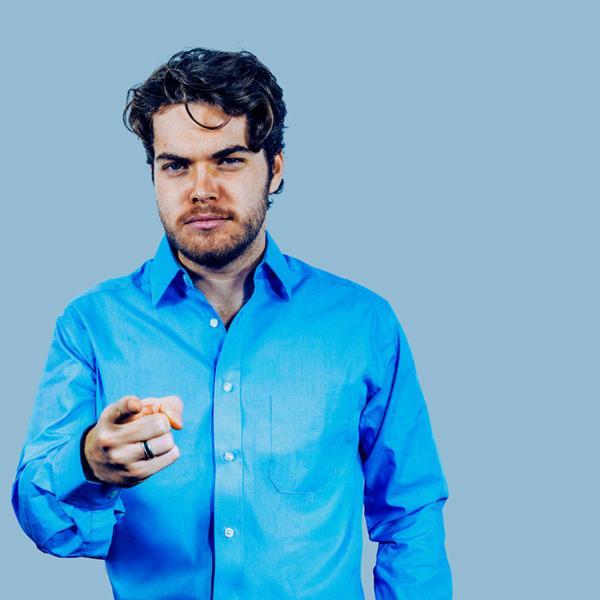 Rufus Rice in a blue shirt