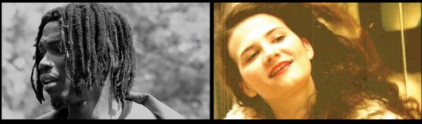 Two stills from two films