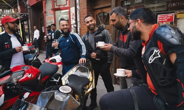 A still from the film "London Boys"