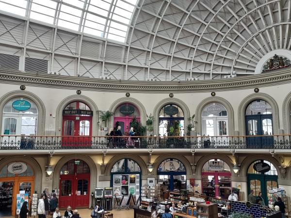 Interior of Leeds Corn Exchange
