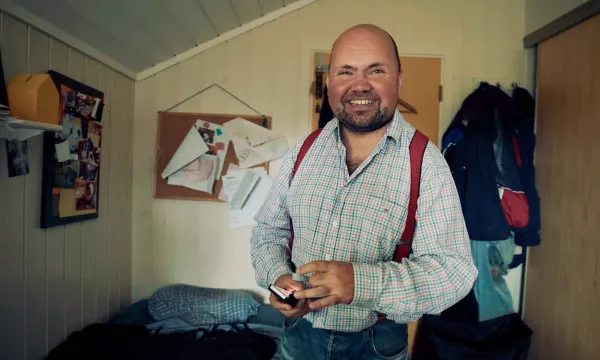 A still from the film "Being Ola"