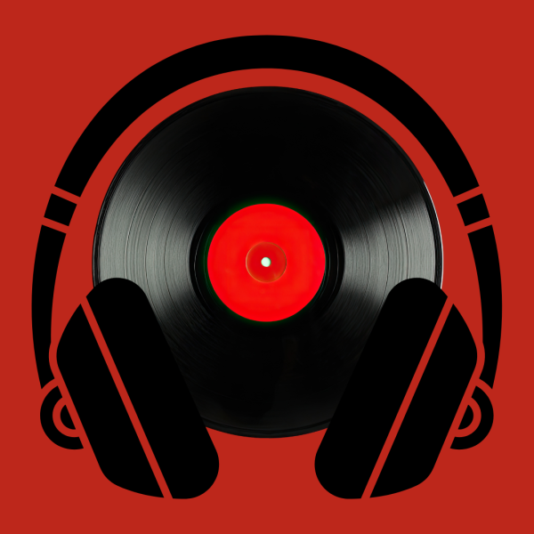 Image of Vinyl record and Headphones 