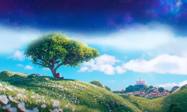 A still from "The Super Mario Galaxy Movie"