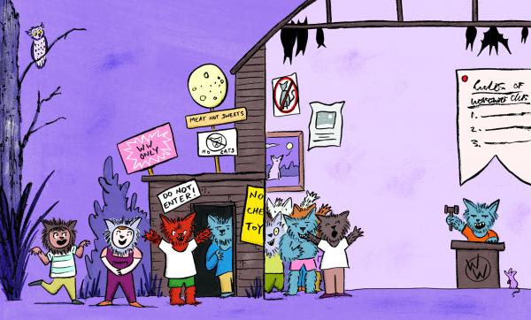 Werewolves gather for a secret meeting