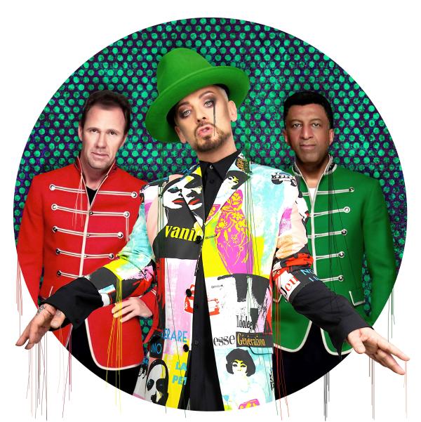 Culture club members press shot in colourful jackets