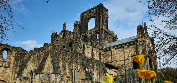 A photograph of Kirkstall Abbey