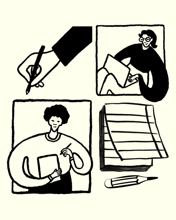 Writing graphic