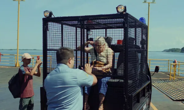 A still from "The Blue Trail"