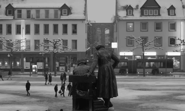 A still from the film "Das Deutsche Volk"