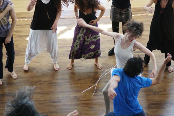 Moving together, finding presence in the midst of a crowd.