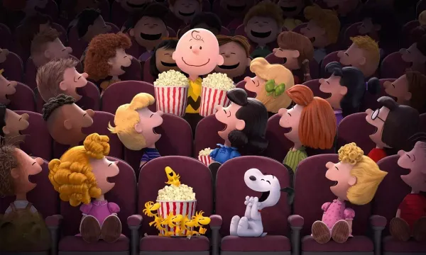 A still from "Snoopy and Charlie Brown: The Peanuts Movie"