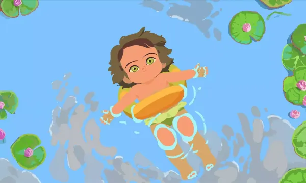 A still from "Little Amélie or the Character of Rain"