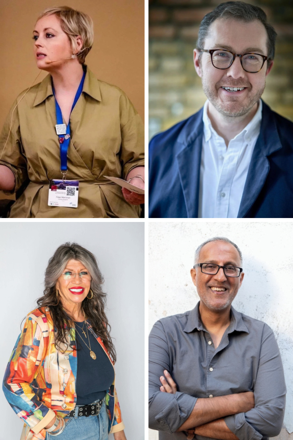 Faye Marshall, Matson Taylor, Milly Johnson and Iqbal Hussain