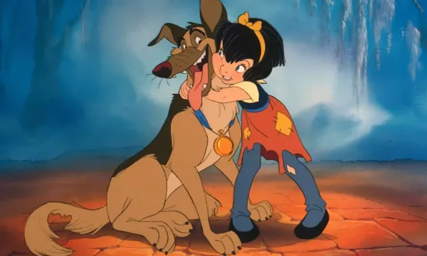 A still from "All Dogs Go To Heaven"