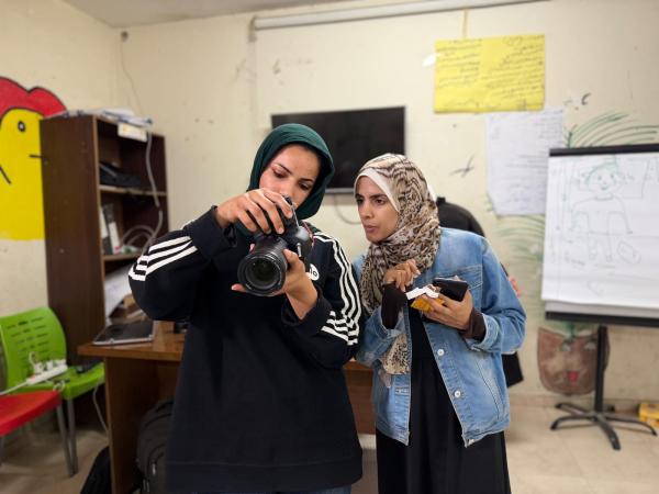 Image of two trainees