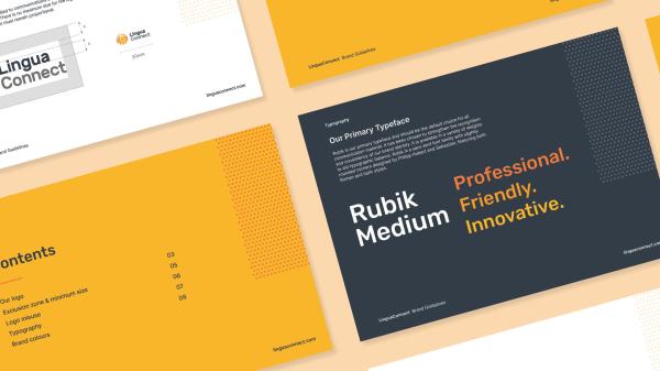 Image of Lingua Connect branding 