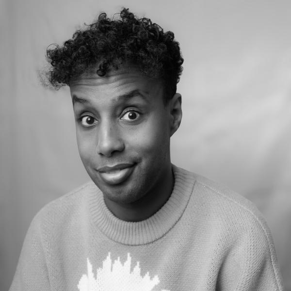 A photographic portrait of author RAMZEE