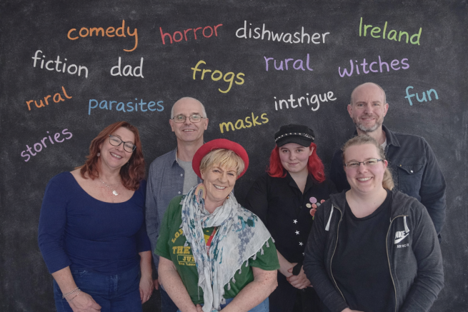Photo of students from Leeds Trinity University MA in Creative Writing 