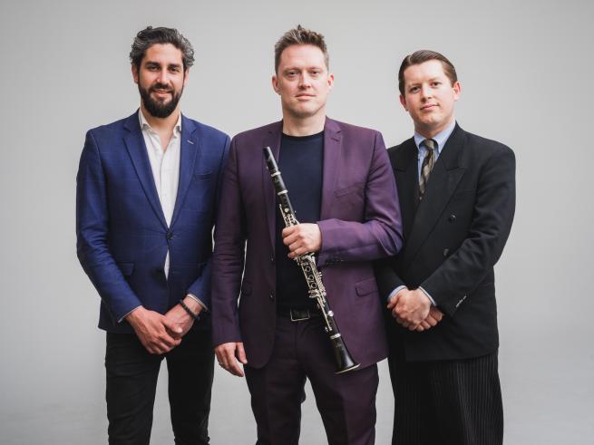 Adrian Cox  Clarinet  Honey Boulton  Guitar  Alex Gilson  Bass