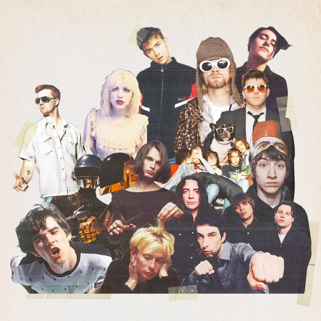 A 90s & 00s indie Collage