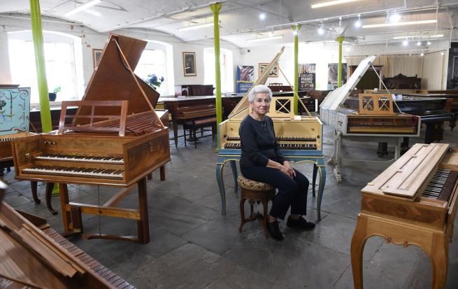 Plucked from Obscurity runs at the piano showroom Besbrode Pianos in Holbeck till the end of September. 