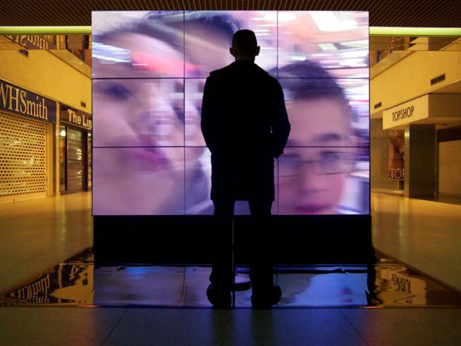 Art installation in a shopping centre