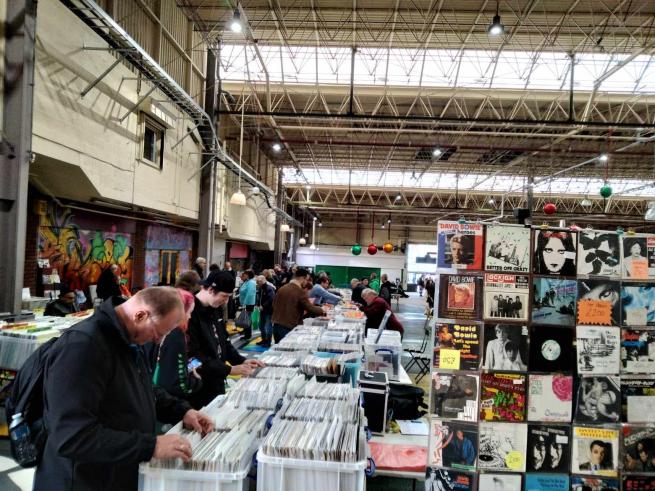 Great selection of vinyl records at Kirkgate indoor market