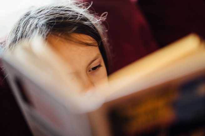 Girl Reading a Book